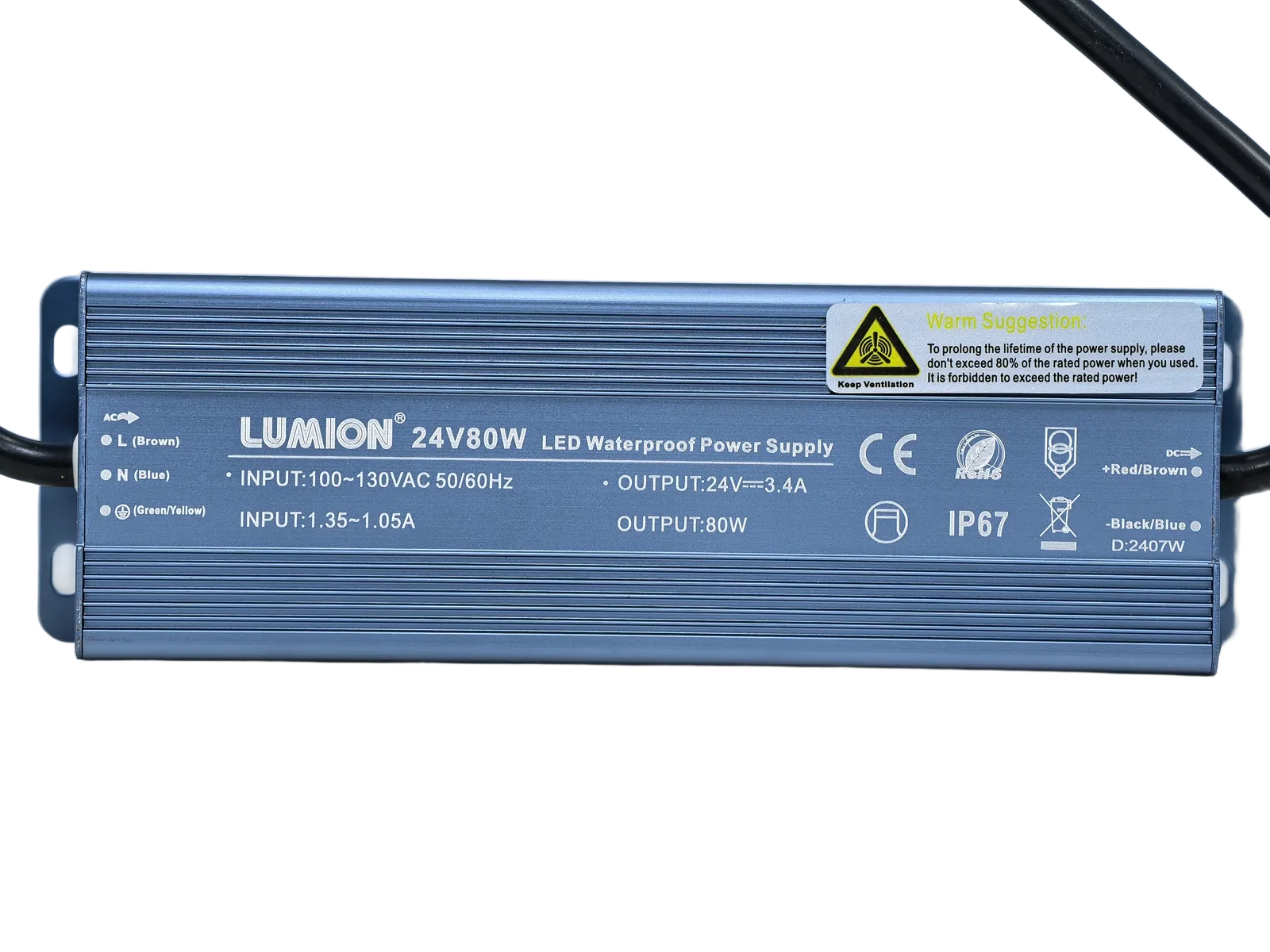 Transformador 24V 80W LUMION (exterior)