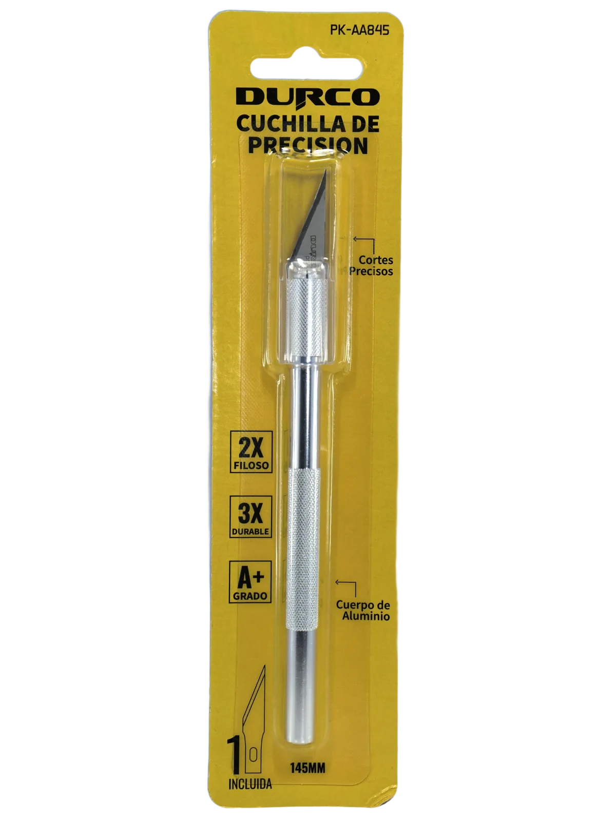 Cuchilla de precisión con mango de aluminio